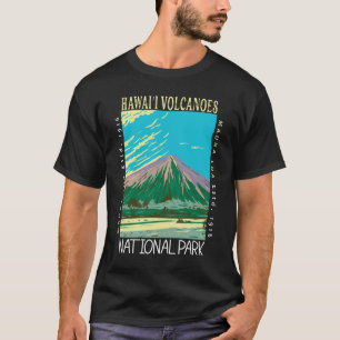 Hawaii Volcanoes National Park Retro Distress T-shirt