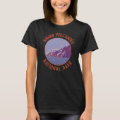Hawaii Volcanoes National Park Retro Distress T-shirt (Voorkant)