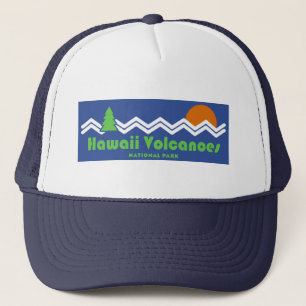Hawaii Volcanoes National Park Retro Trucker Pet