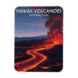 Hawaii Volcanoes National Park Travel Magneet