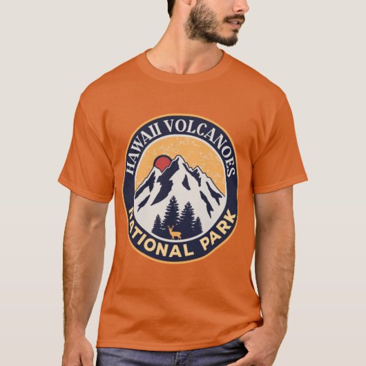 Hawaii Volcanoes National ParkVintage T-shirt (Voorkant)