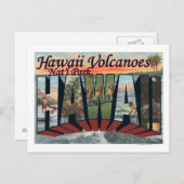 Hawaii Volcanoes Nat'l Park Briefkaart (Voorkant / Achterkant)