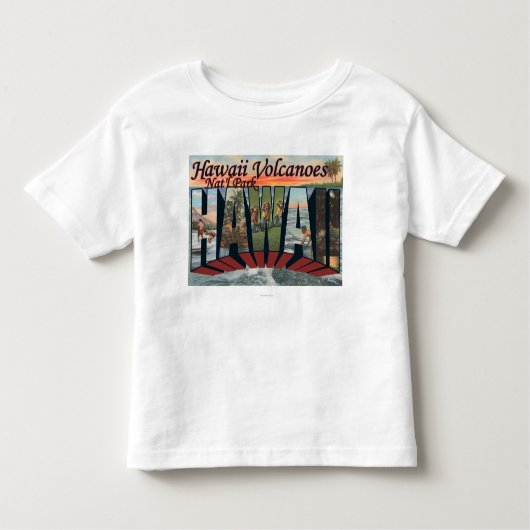 Hawaii Volcanoes Nat'l Park, Hawaii Kinder Shirts (Voorkant)