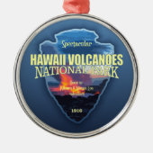 Hawaii Volcanoes (pijlpunt) Metalen Ornament (Voorkant)