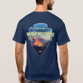 Hawaii Volcanoes (pijlpunt) T-shirt (Achterkant)