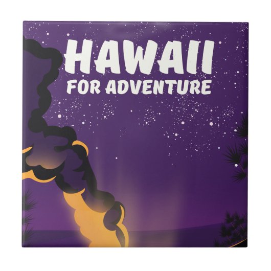 Hawaii Voor Avontuur Tegeltje (Voorkant)