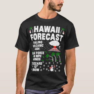 HAWAII-VOORspelling van de weersvoorspelling van H T-shirt