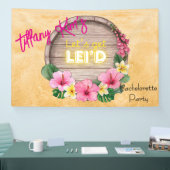 Hawaii vrijgezellenfeest  spandoek (Beurs)