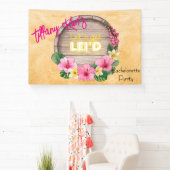 Hawaii vrijgezellenfeest  spandoek (Insitu)