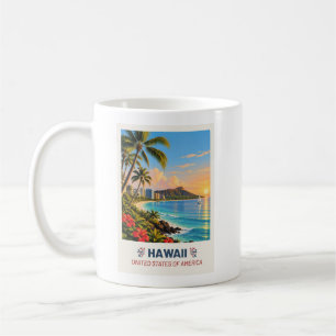 Hawaii VS – Antieke Reisbeker Koffiemok