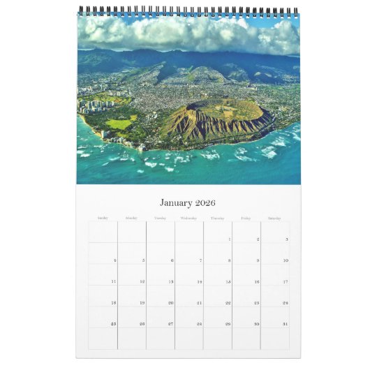 Hawaii - VS - Kalender (Jan 2026)