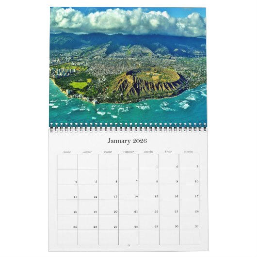 Hawaii - VS - Kalender (Jan 2026)