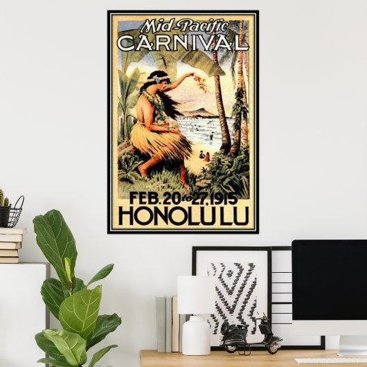 Hawaii, VS - Poster (Thuiskantoor)