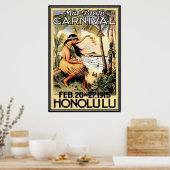 Hawaii, VS - Poster (Keuken)