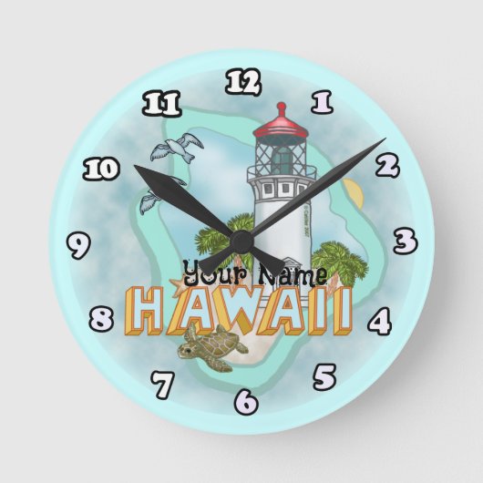 Hawaii Vuurtoren klok (Voorkant)