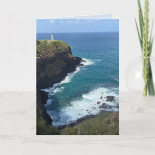 Hawaii Vuurtoren Lege Wenskaart Kaart
