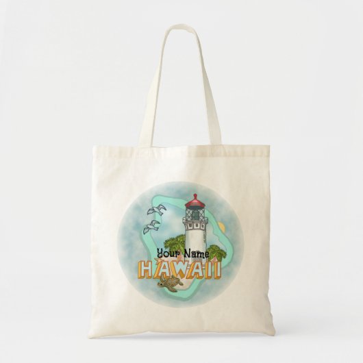 Hawaii Vuurtoren Tote Bag (Voorkant)