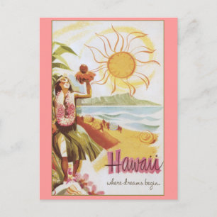 Hawaii - Waar dromen beginnen Briefkaart