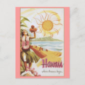 Hawaii - Waar dromen beginnen Briefkaart (Voorkant)