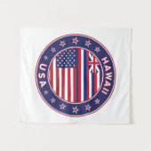 Hawaii Wandkleed (Voorkant (horizontaal))