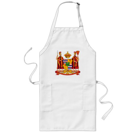 Hawaii - Wapenmunt Apron Lang Schort (Voorkant)