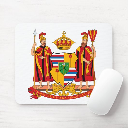 Hawaii Wapenmunt van Mousepad Muismat (Met muis)