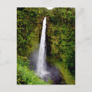 Hawaii Waterfall Akaka Herfsten Briefkaart