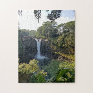 Hawaii Waterfall Scenic Travel Photography Legpuzzel