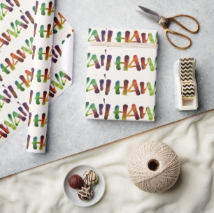 Hawai'i - Waterverf Lettering kalligrafie Hawaii Cadeaupapier