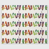 Hawai'i - Waterverf Lettering kalligrafie Hawaii Cadeaupapier (Vlak)