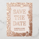 Hawaii Wedding Bewaar de datum Folie Feestdagen Briefkaart<br><div class="desc">Hawaii Wedding Save The Date Folie Briefkaart - Maak je klaar om "Aloha" te zeggen op je droombruiloft met onze Hawaiiaanse Save the Date briefkaart. Onze uitnodigingen zijn voorzien van levendige hibiscusbloemen in luxueuze gouden folie en voegen een vleugje eilandelegantie toe aan uw speciale dag. Deze uitnodigingen zijn de perfecte...</div>