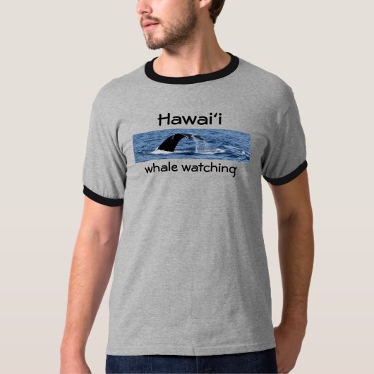 Hawaii Whale Watching T-shirt (Voorkant)