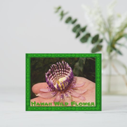 Hawaii Wild Flower Briefkaart (Staand voorkant)