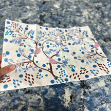 Hawaii Wilde Vogels Abstract Bloemrijke Tropisch