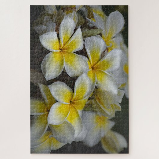Hawaii Yellow Plumeria Legpuzzel (Verticaal)