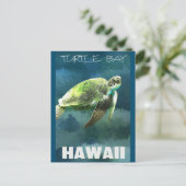 Hawaii Zee Turtle Artistic Briefkaart (Staand voorkant)