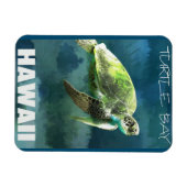 Hawaii Zee Turtle Artistic Magneet (Horizontaal)