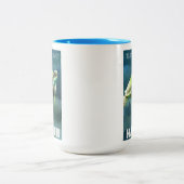 Hawaii Zee Turtle Artistic Tweekleurige Koffiemok (Center)