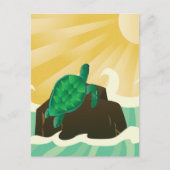 Hawaii Zee Turtle Briefkaart (Voorkant)