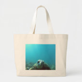Hawaii Zee Turtle Grote Tote Bag (Voorkant)