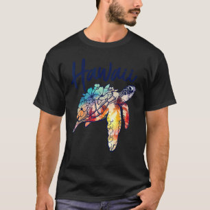 Hawaii Zee Turtle Hawaiian Floral Matching Family T-shirt