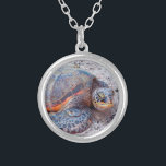 Hawaii Zee Turtle Honu Foto Eenvoudig Bold Modern Zilver Vergulden Ketting<br><div class="desc">Zeeen schildpadden weten zeker hoe ze in de zon kunnen ontspannen. Drijf terug naar de warme bries van de Hawaïaanse eilanden wanneer je dit schattige, stijlvolle, foto charme ketting van een close up van een Hawaïaanse "honu" zeeen schildpad draag. Dit ketting is verkrijgbaar in kleine, middelgrote en grote maten, evenals...</div>