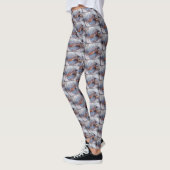 Hawaii Zee Turtle Honu Pattern Tropisch Stijlvol Leggings (Links)