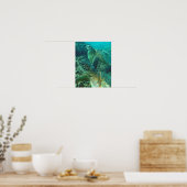 Hawaii Zee Turtle Poster (Keuken)