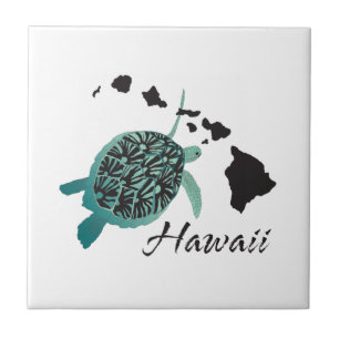 Hawaii Zee Turtle Tegeltje
