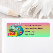 Hawaii zegt Aloha! Etiket (Insitu)