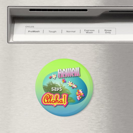 Hawaii zegt Aloha! Magneet (Insitu (Vaatwasser))