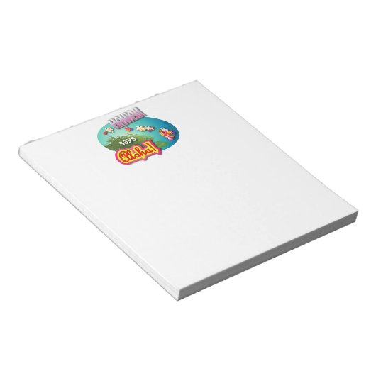 Hawaii zegt Aloha! Notitieblok (Schuin)