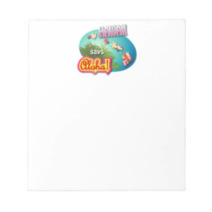 Hawaii zegt Aloha! Notitieblok