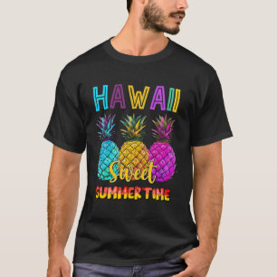 Hawaii zoete zomertijd appel Luau Py T-shirt